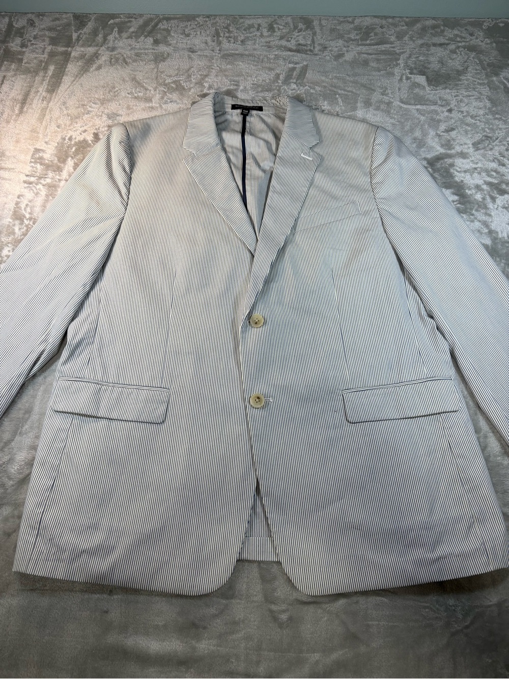 Banana Republic Men’s Striped Cotton Blazer Size 46R